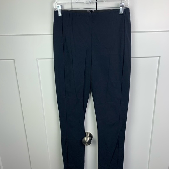 Theory M 6 Navalane Becker Pants Navy Blue High Rise Ankle Skinny office siren - Picture 3 of 5